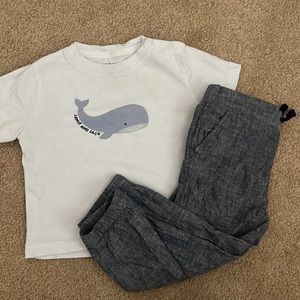 18-24M Janie and Jack Set- Shirt and Pants